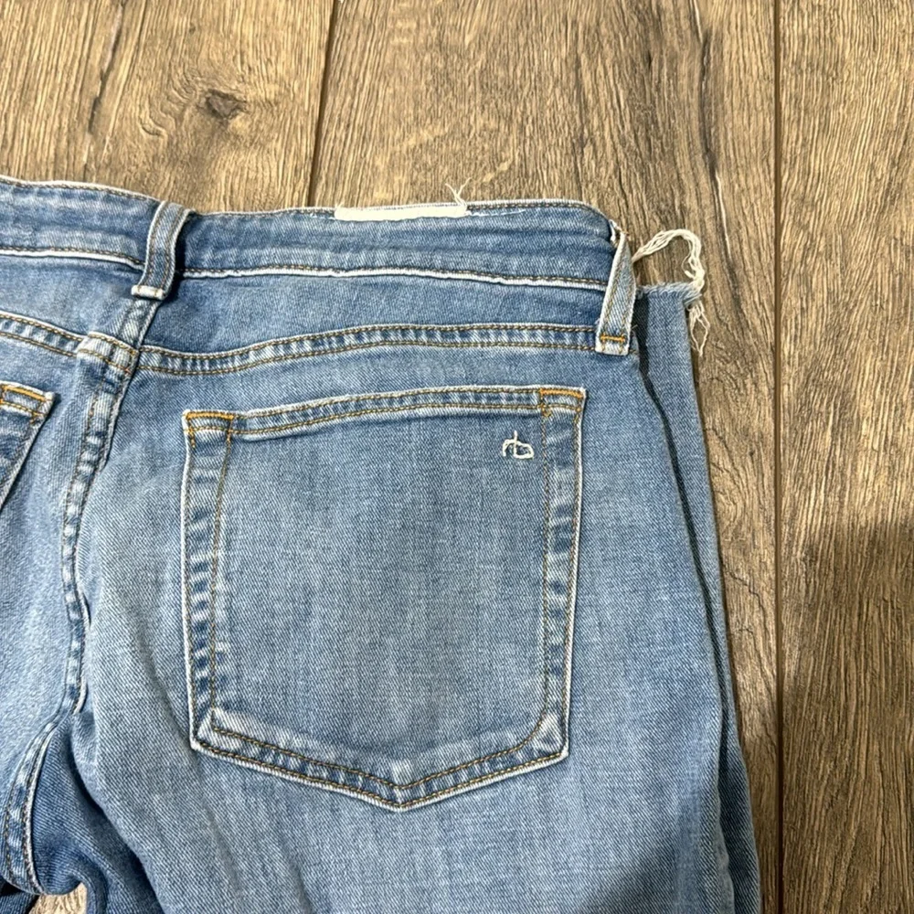• rag & bone • Women’s Dre Low Rise Slim Boyfriend Jeans in Tulip Blue 25